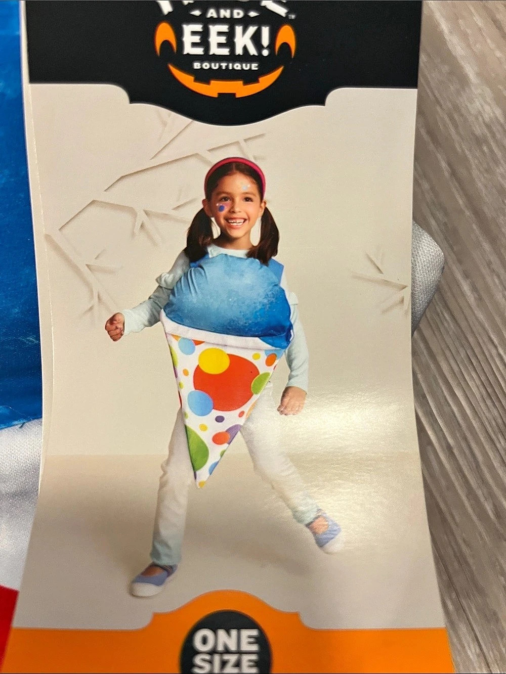 Hyde and EEK! Boutique kids & adult SNOW CONE Halloween costume One Size NWT
